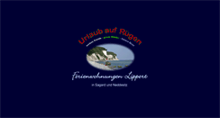 Desktop Screenshot of lippert-ruegen.de